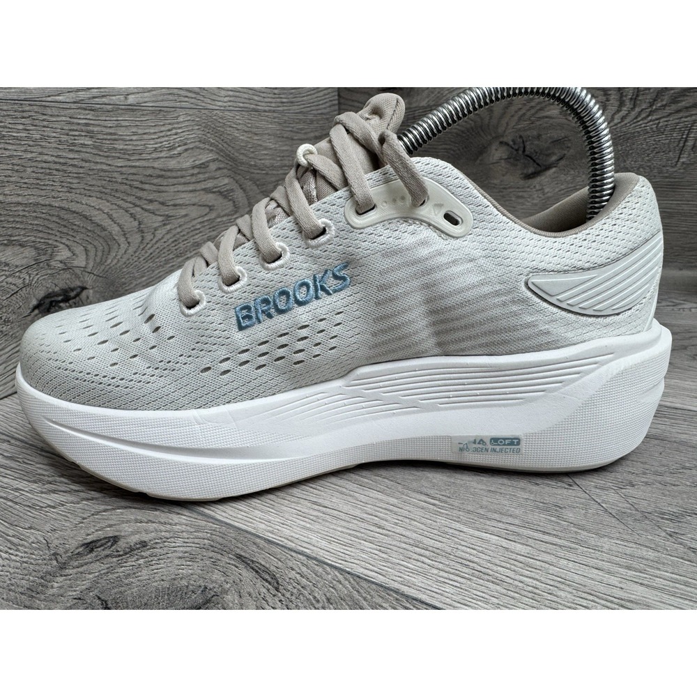Brooks Ghost Max 3 Coconut Chateau Grey 1204571D181 Women's Size 7.5 D - Picture 9 of 10